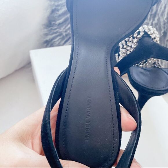 Isabel Marant Atura Sandals leather black EU38 - Picture 13 of 15